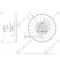 Radiator cooling fan motor for REANULT R9 R11